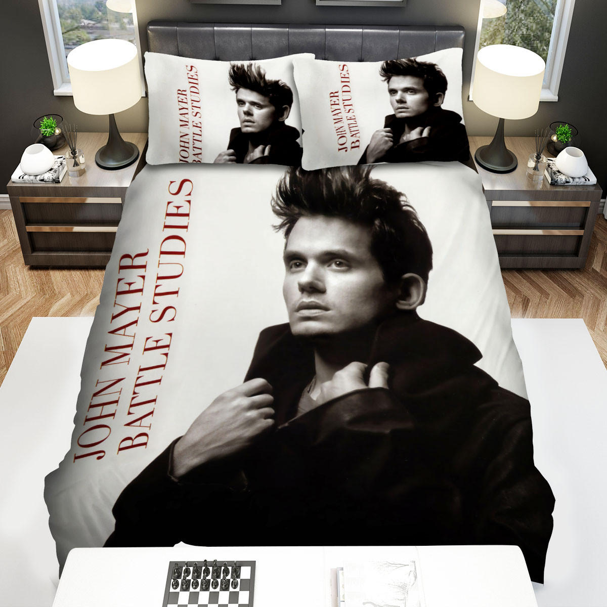 john mayer battle studies album cover bed sheets spread comforter duvet cover bedding sets bhsd2