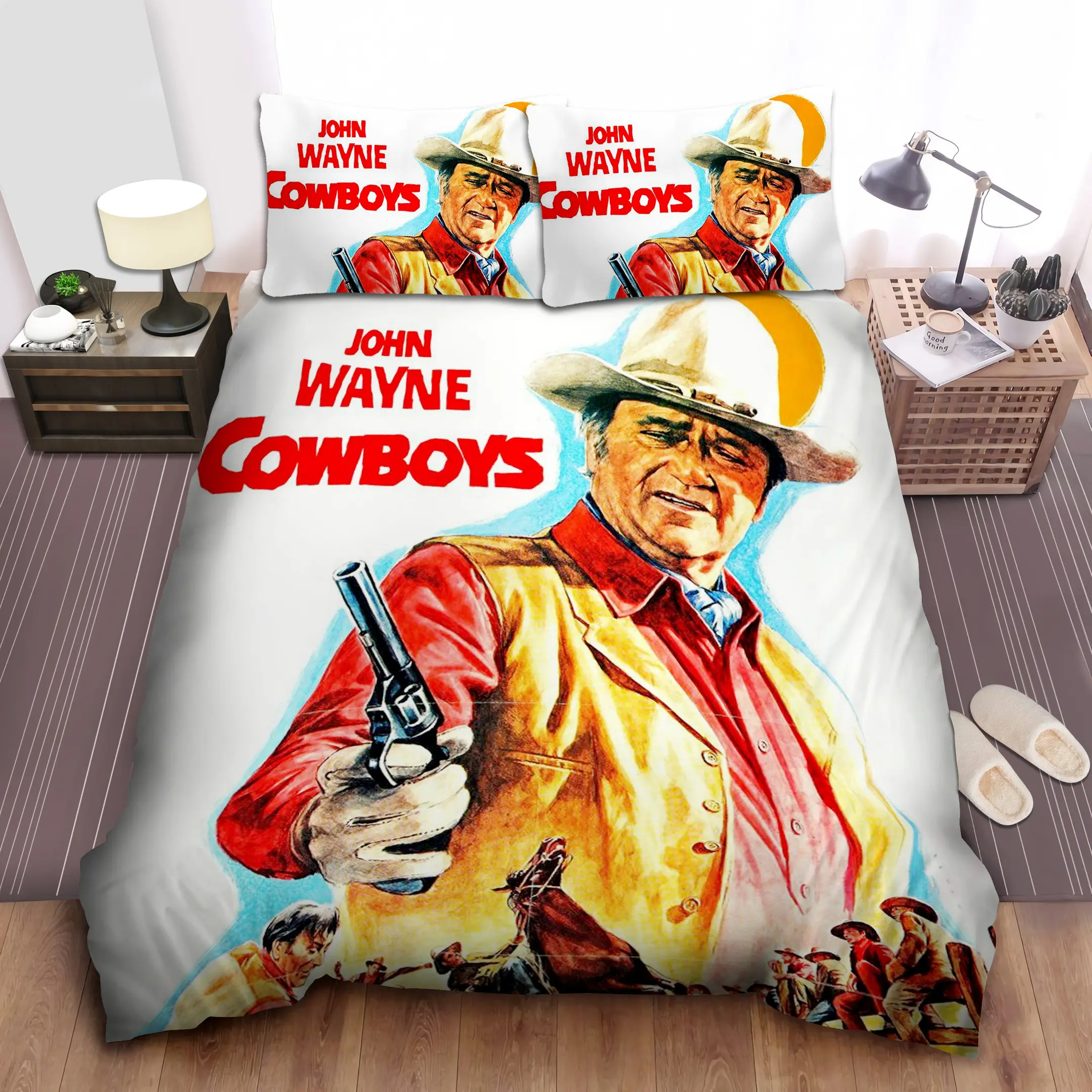 john wayne cowboys bed sheets spread comforter duvet cover bedding sets is3re