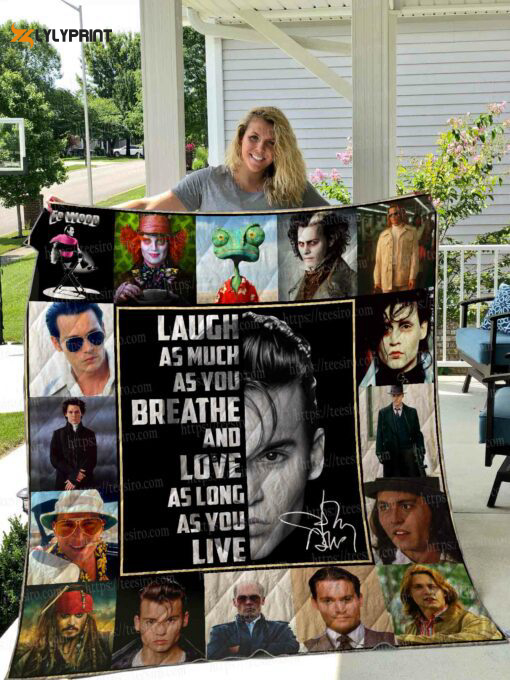 johnny depp quilt blanket for fans home decor gift a