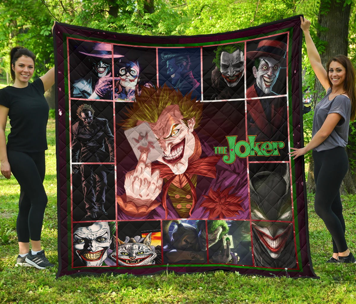 joker the clown premium quilt blanket movie home decor custom for fans 5odk7