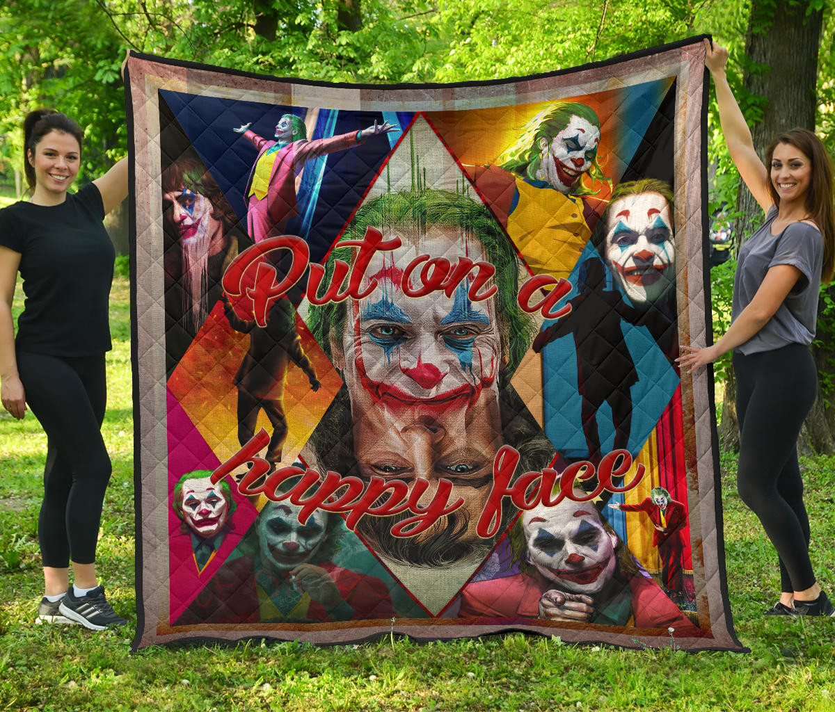 joker the clown premium quilt blanket movie home decor custom for fans lftkj