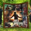 joker the clown premium quilt blanket movie home decor custom for fans yechl