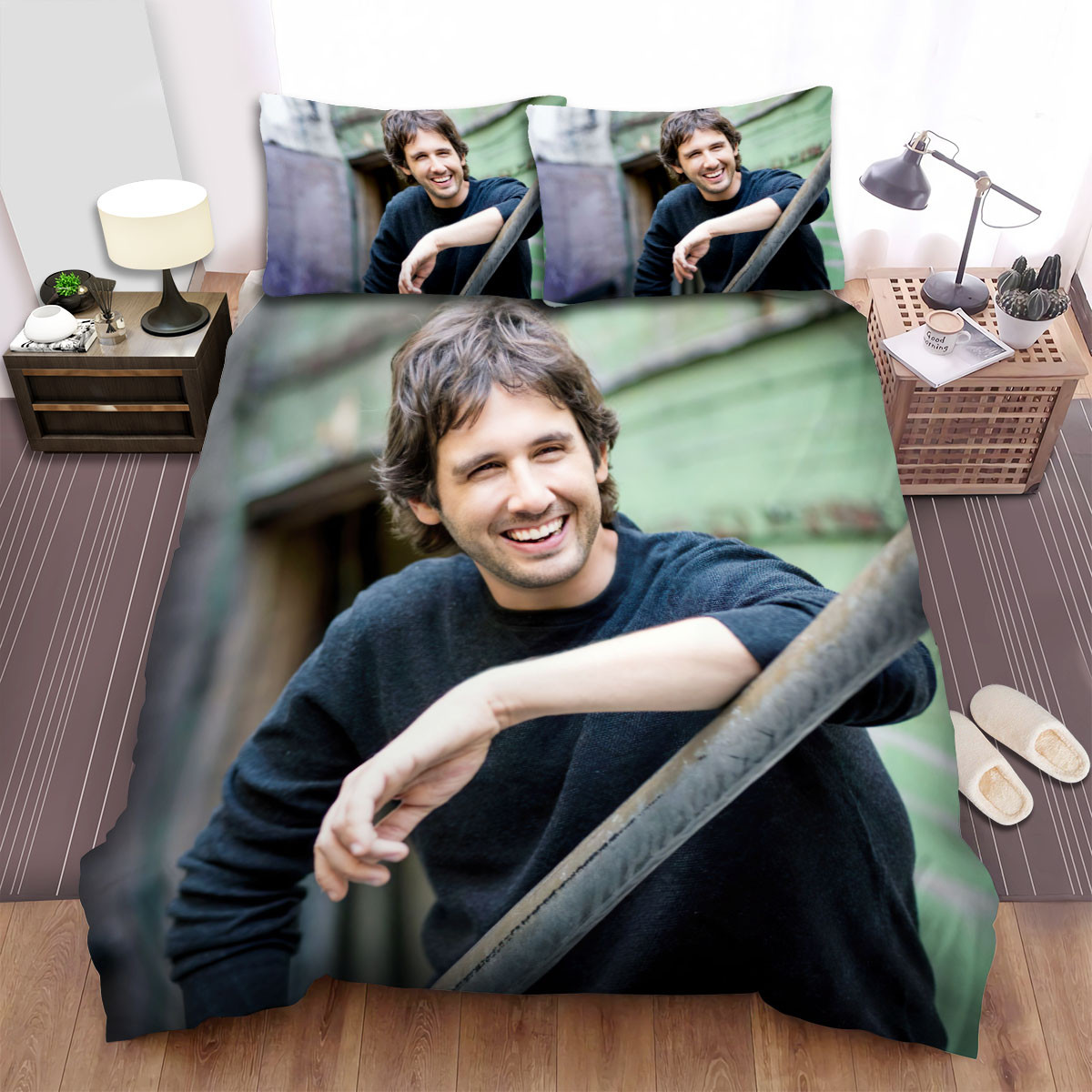 josh groban photo bed sheets spread comforter duvet cover bedding sets 4u6u2