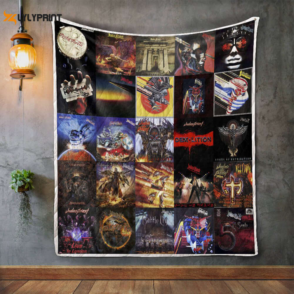 judas priest 4 quilt blanket