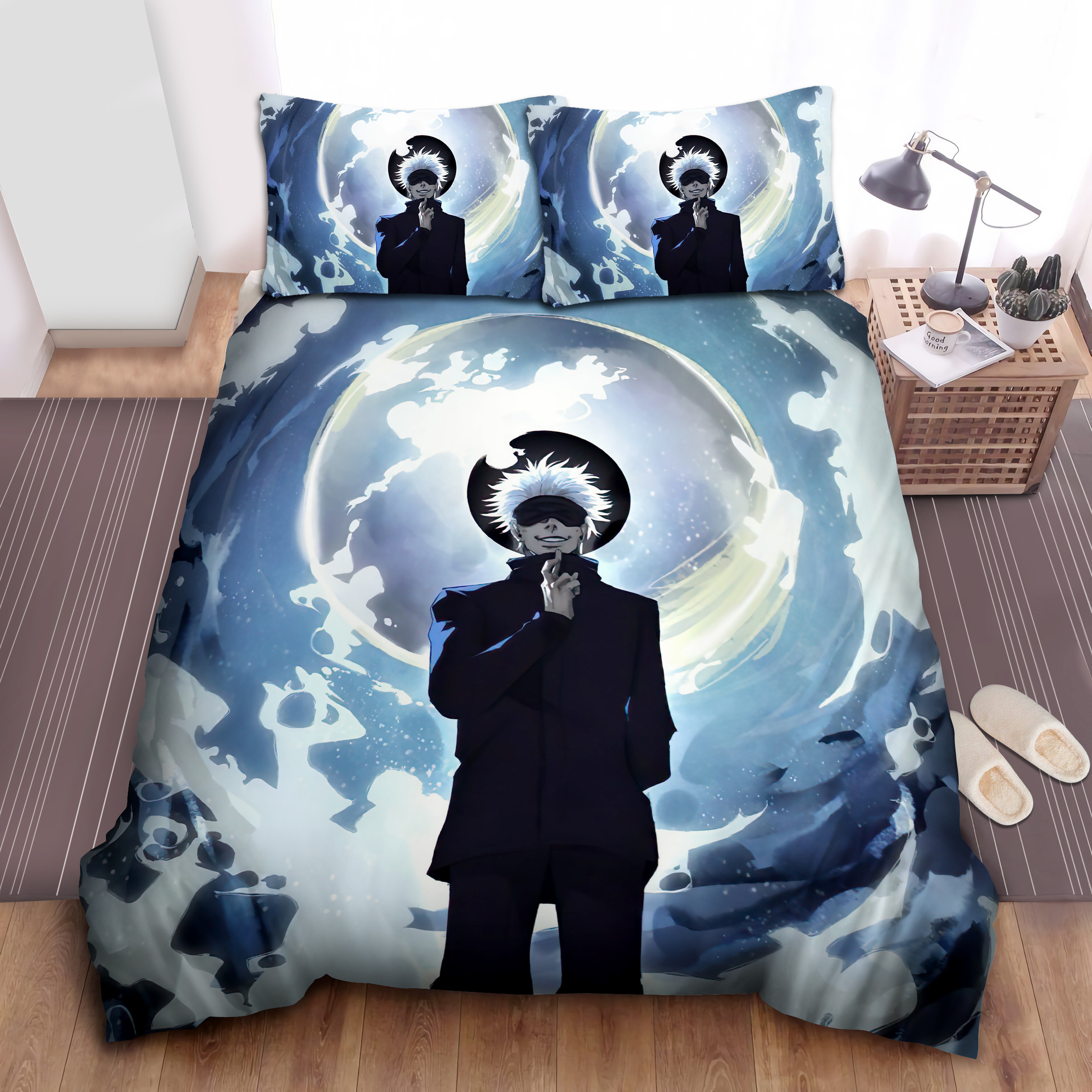 jujutsu kaisen gojo satoru duvet cover bedroom sets comfortable bedding sets 4mbkv