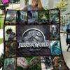 jurassic world science fiction blanket pq54n