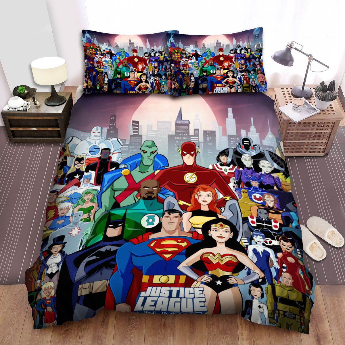 justice league bedding sets all heroes duvet cover and bed sheets spread e5ge2