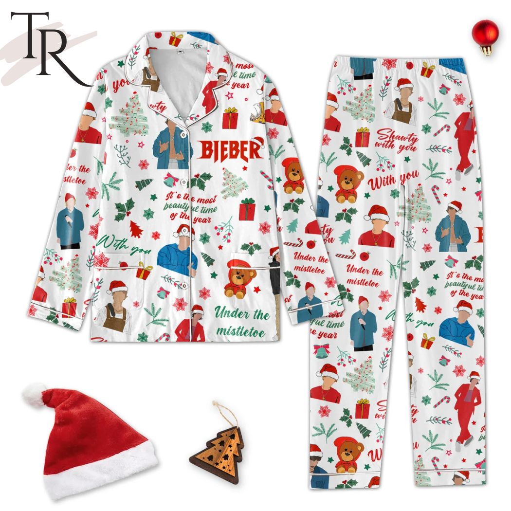 justin bieber mistletoe pajamas set 1 Yvw42