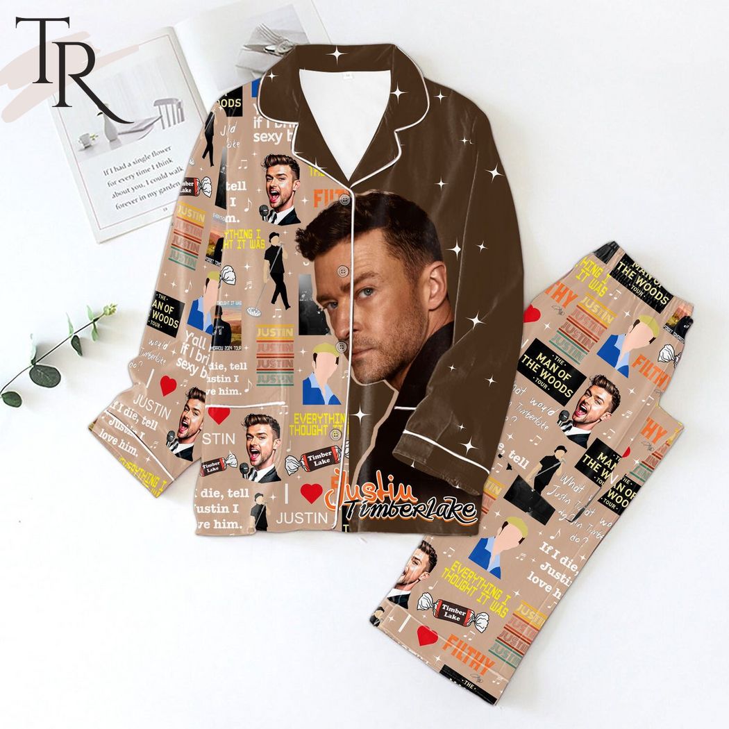 justin timberlake the man of the woods tour button pajamas set 1 FAx9z