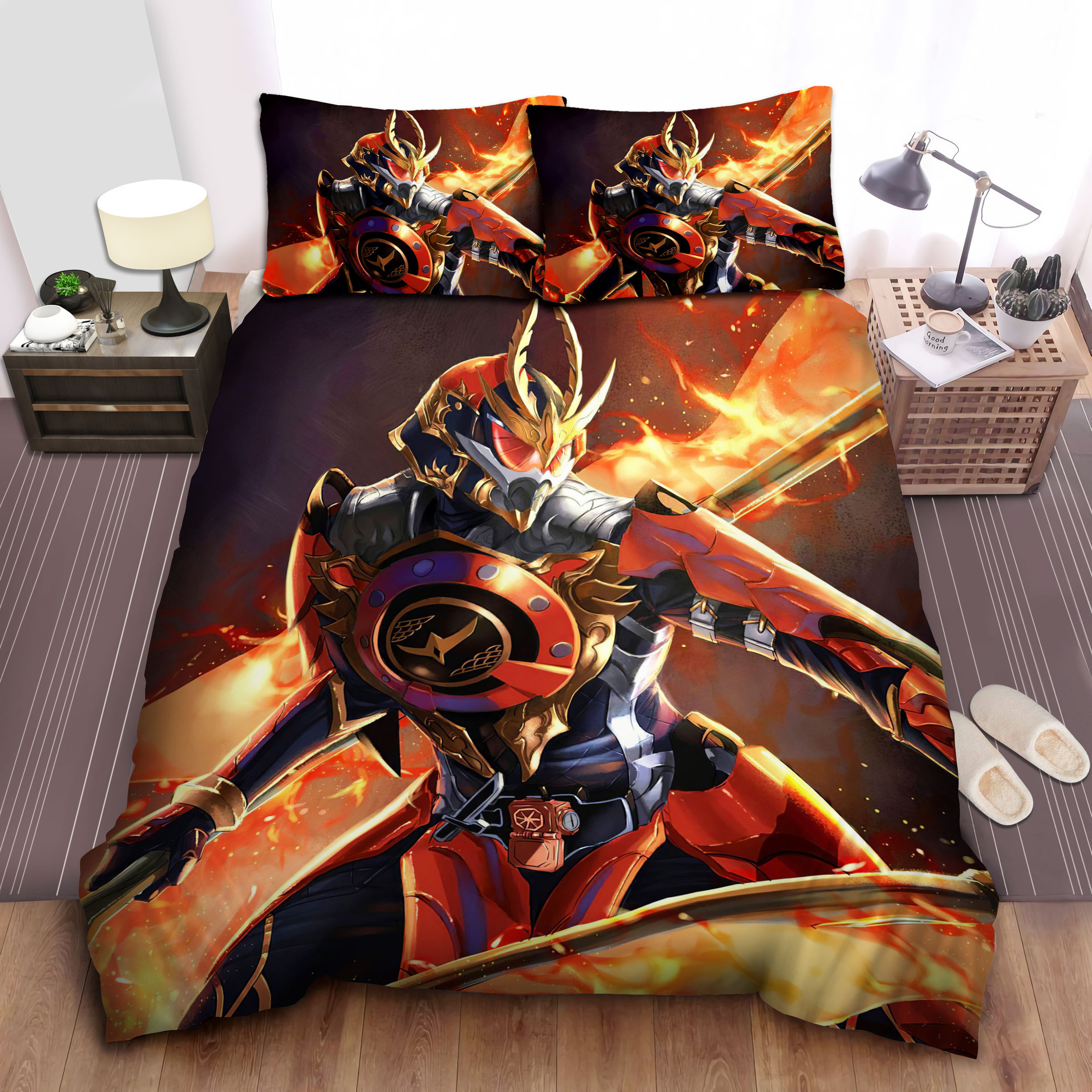 kamen rider gaim kachidoki arms artwork bed sheets spread comforter duvet cover bedding sets or2my