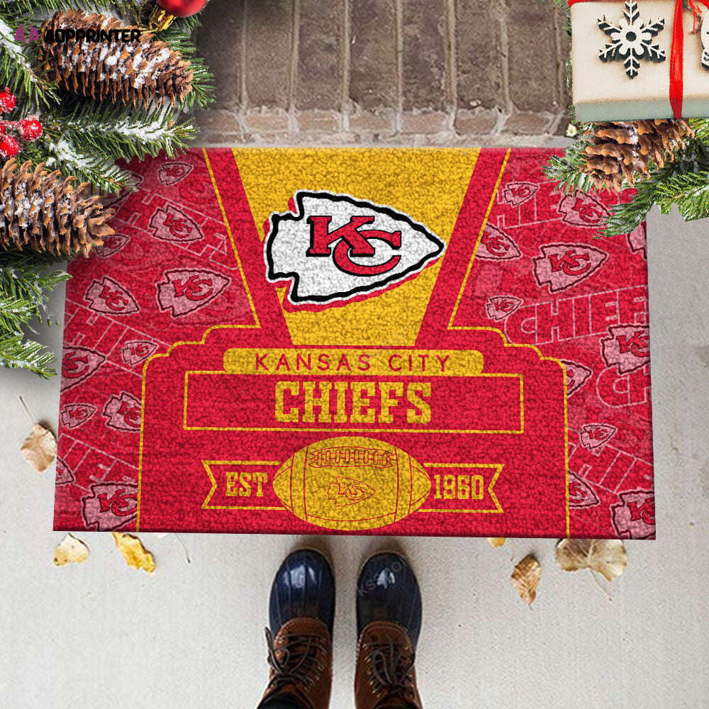 kansas city chiefs doormat best gift for home decor 1 1