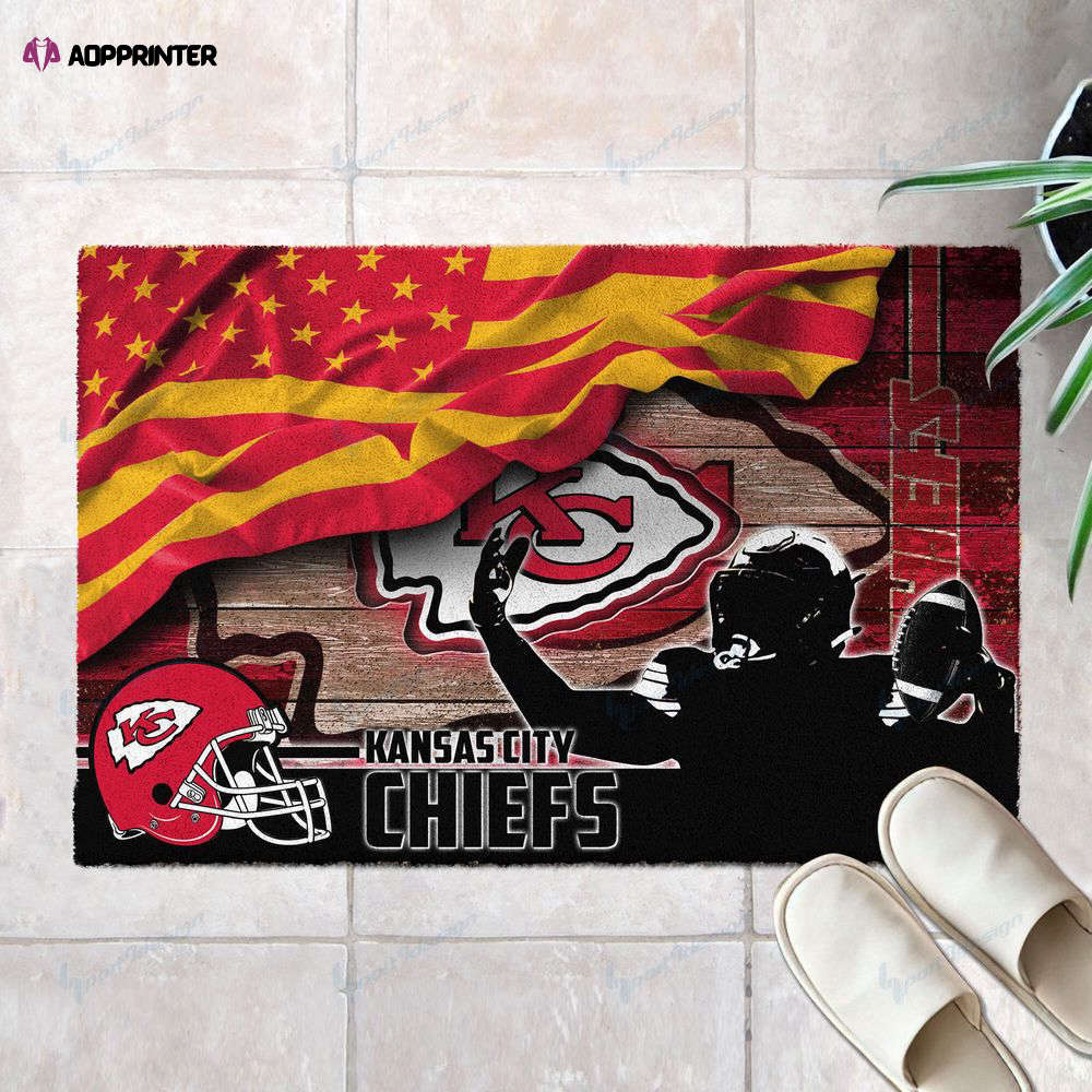 kansas city chiefs doormat best gift for home decoration