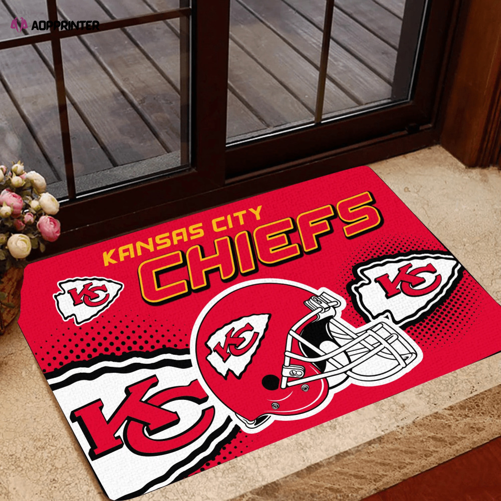 kansas city chiefs doormat gift for home decor