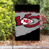 kansas city chiefs emblem v2 double sided printing garden flag home decor gifts