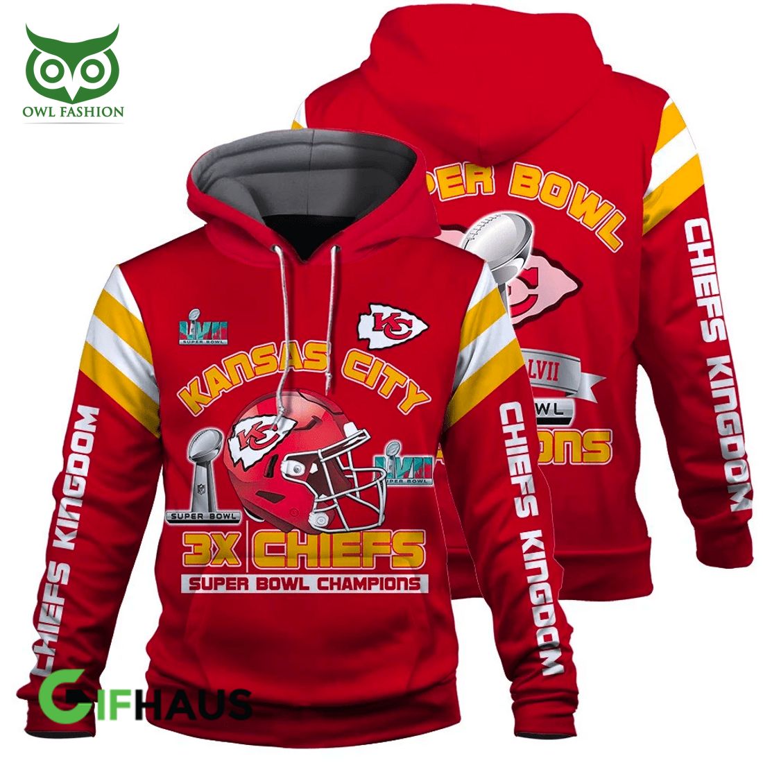 kansas city chiefs nfl 3x chiefs 3d hoodie 1 kBnBE