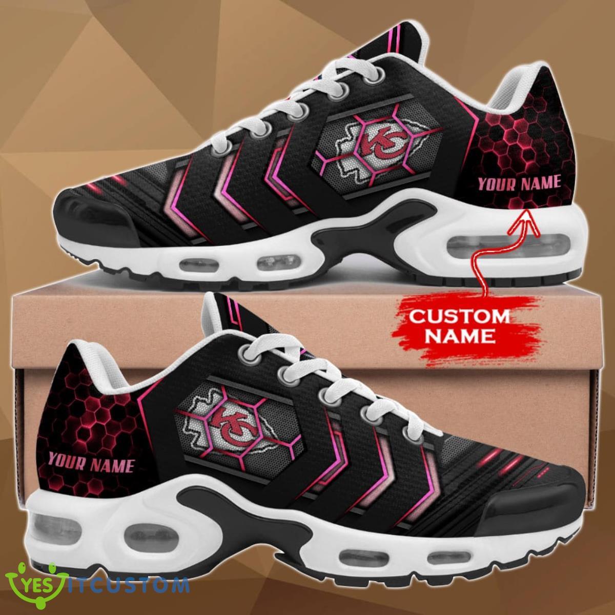 kansas city chiefs nfl air cushion sports shoes custom name for fans