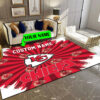 kansas city chiefs personalized premium rectangle rug 56 vwebe