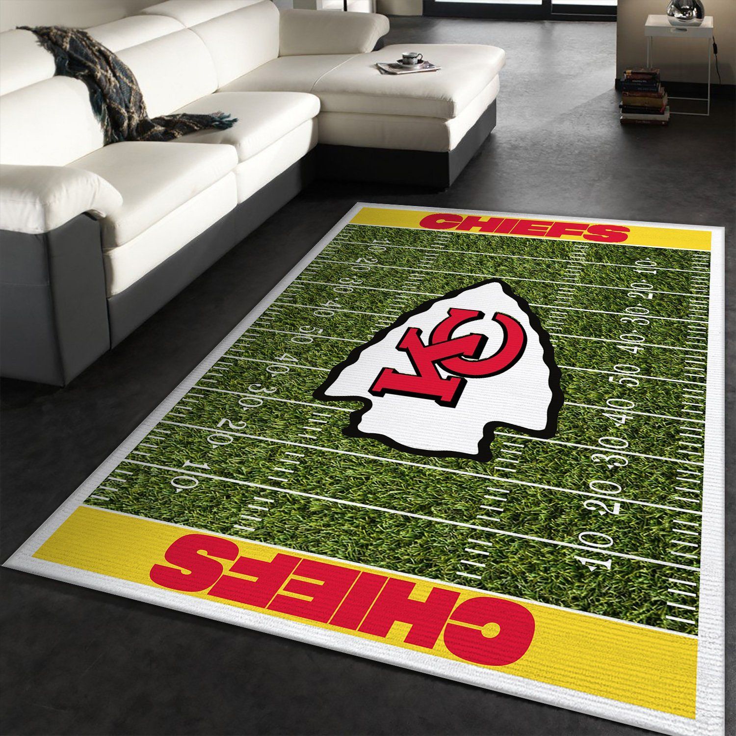 kansas city chiefs rug custom size and printing 0