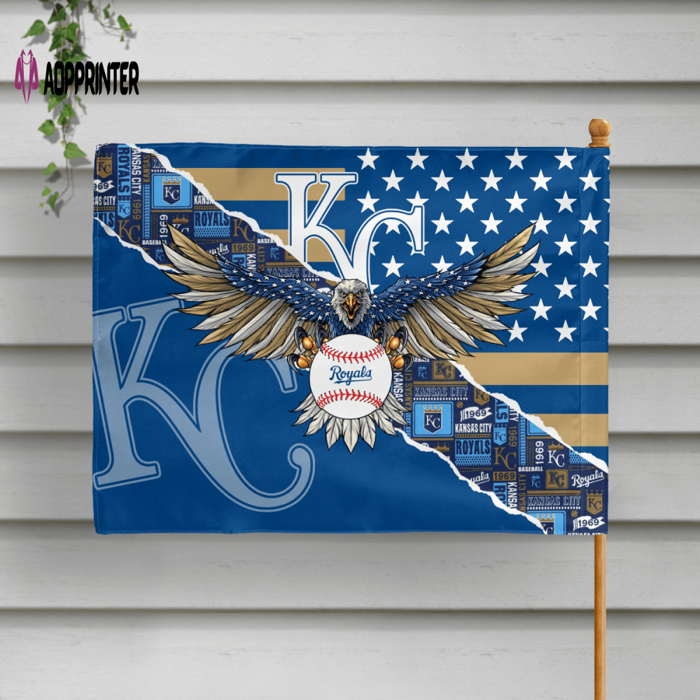 kansas city royals american landscape house flag