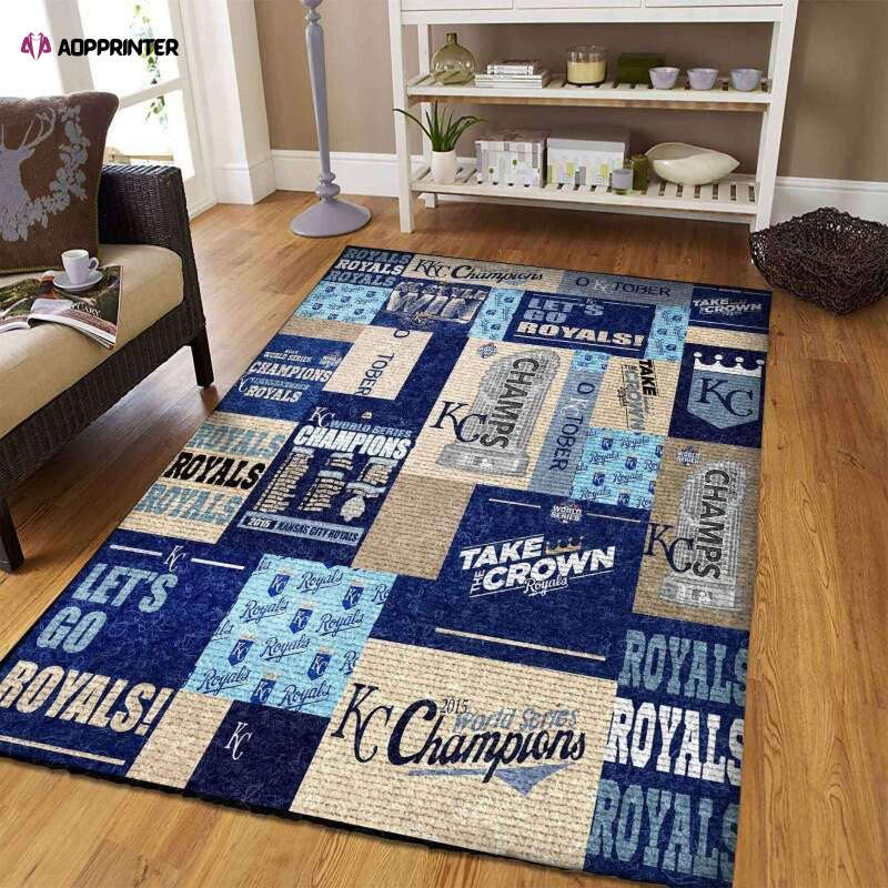 kansas city royals rug living room floor decor fan gifts 12