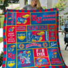 kansas jayhawks quilt blanket for fans home decor gift 1