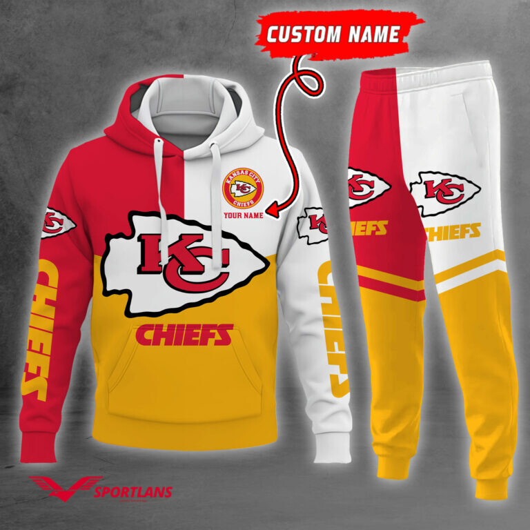 kansas city chiefs nfl personalized combo hoodie and jogger tmhj11611016 cgyotkwil5