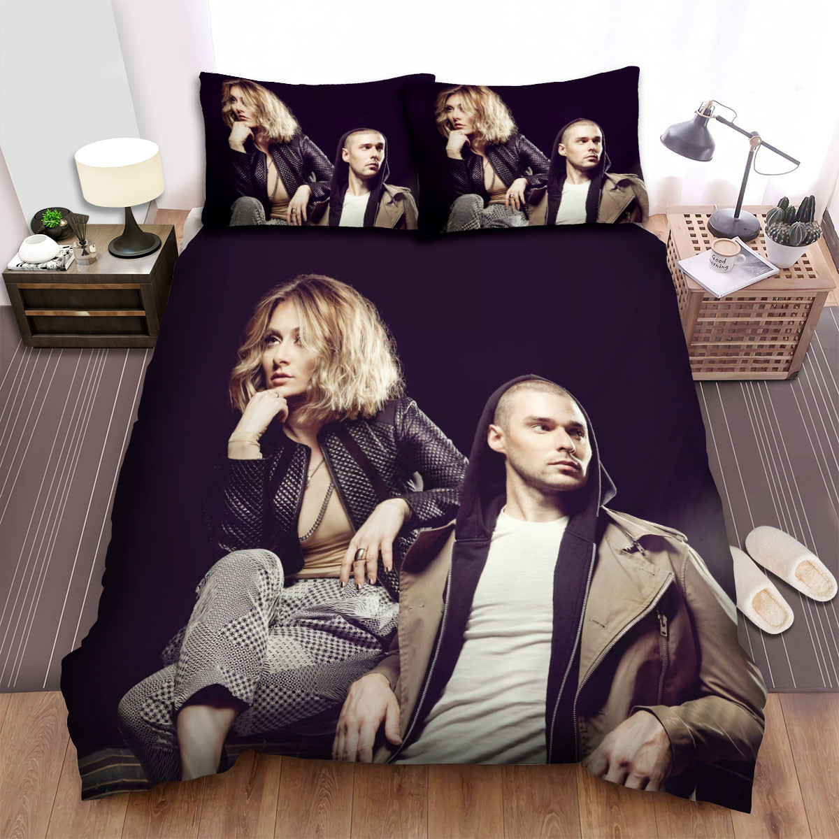 karmin cool pose members photo bed sheets spread comforter duvet cover bedding sets oit7k