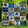 kent state golden flashes 2 quilt blanket