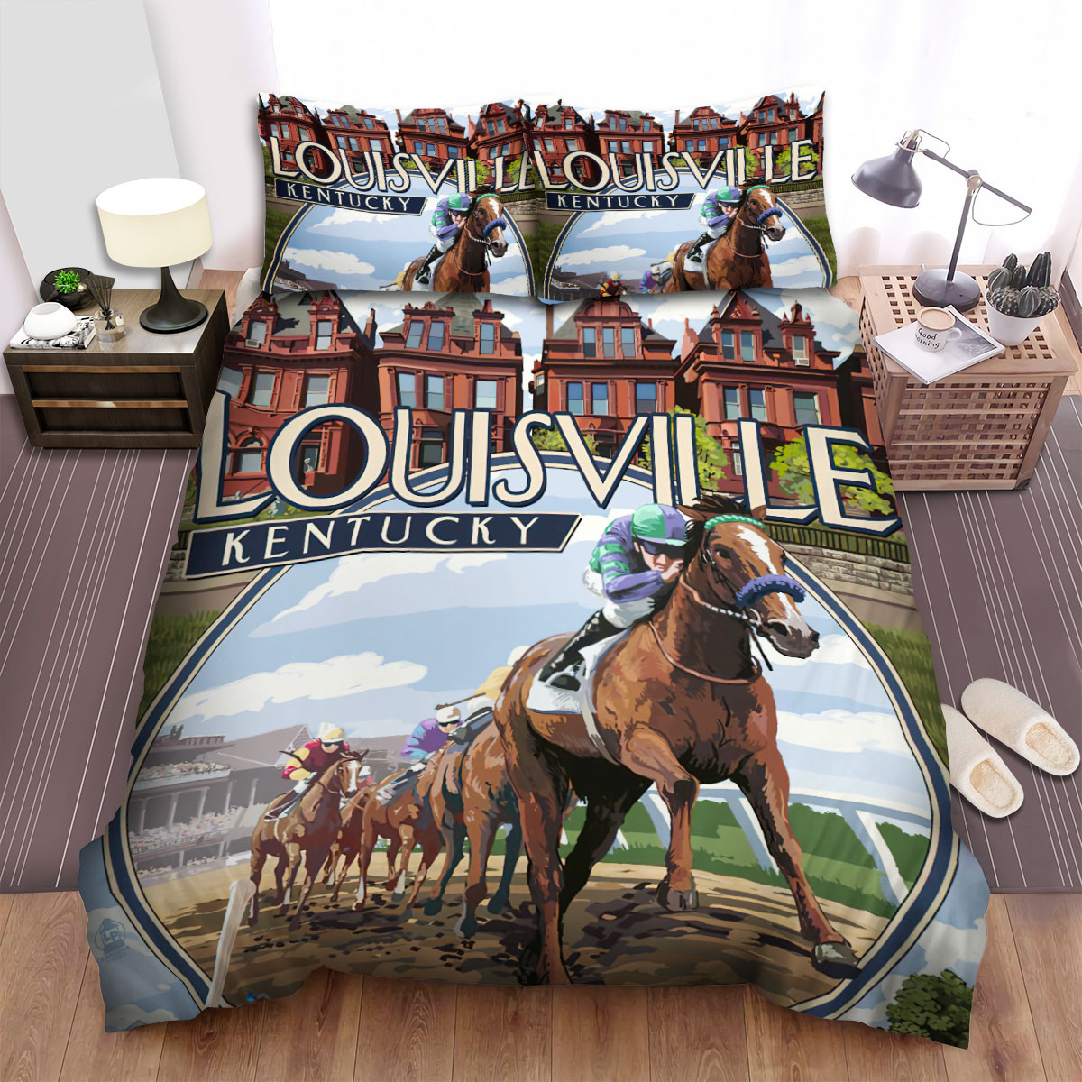 kentucky louisville horse racing duvet cover bedroom sets comfortable bedding sets qcrcl