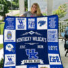 kentucky wildcats quilt blanket 2c