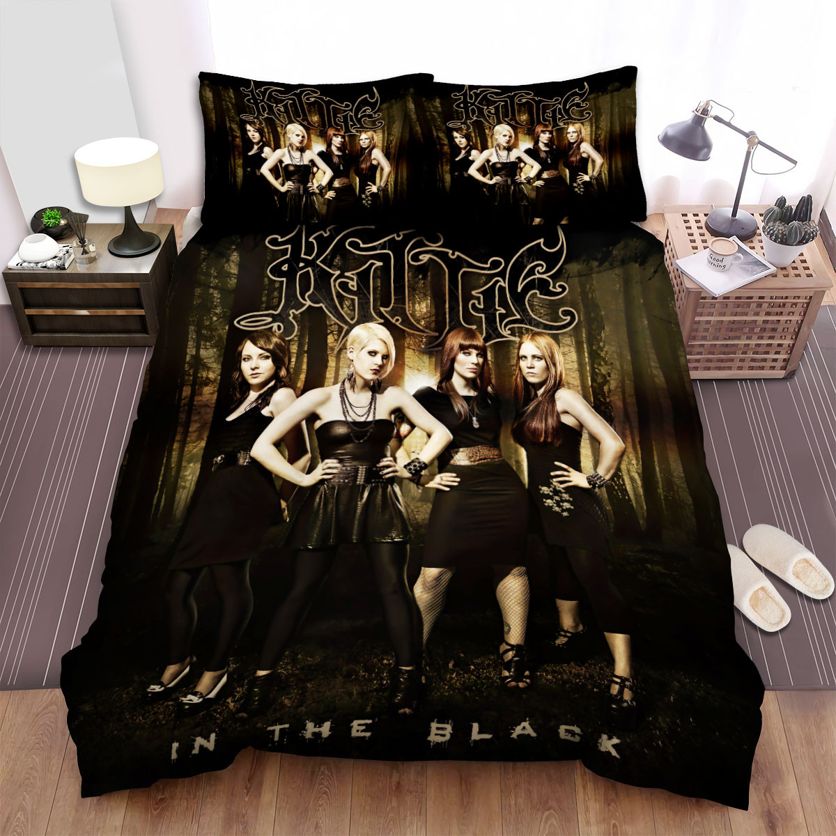 kittie band forest bed sheets spread comforter duvet cover bedding sets aqyl6