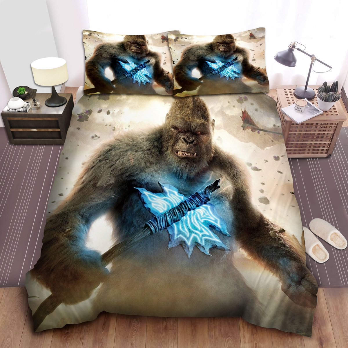 kong with the battle axe duvet cover bedroom sets comfortable bedding sets ynff8