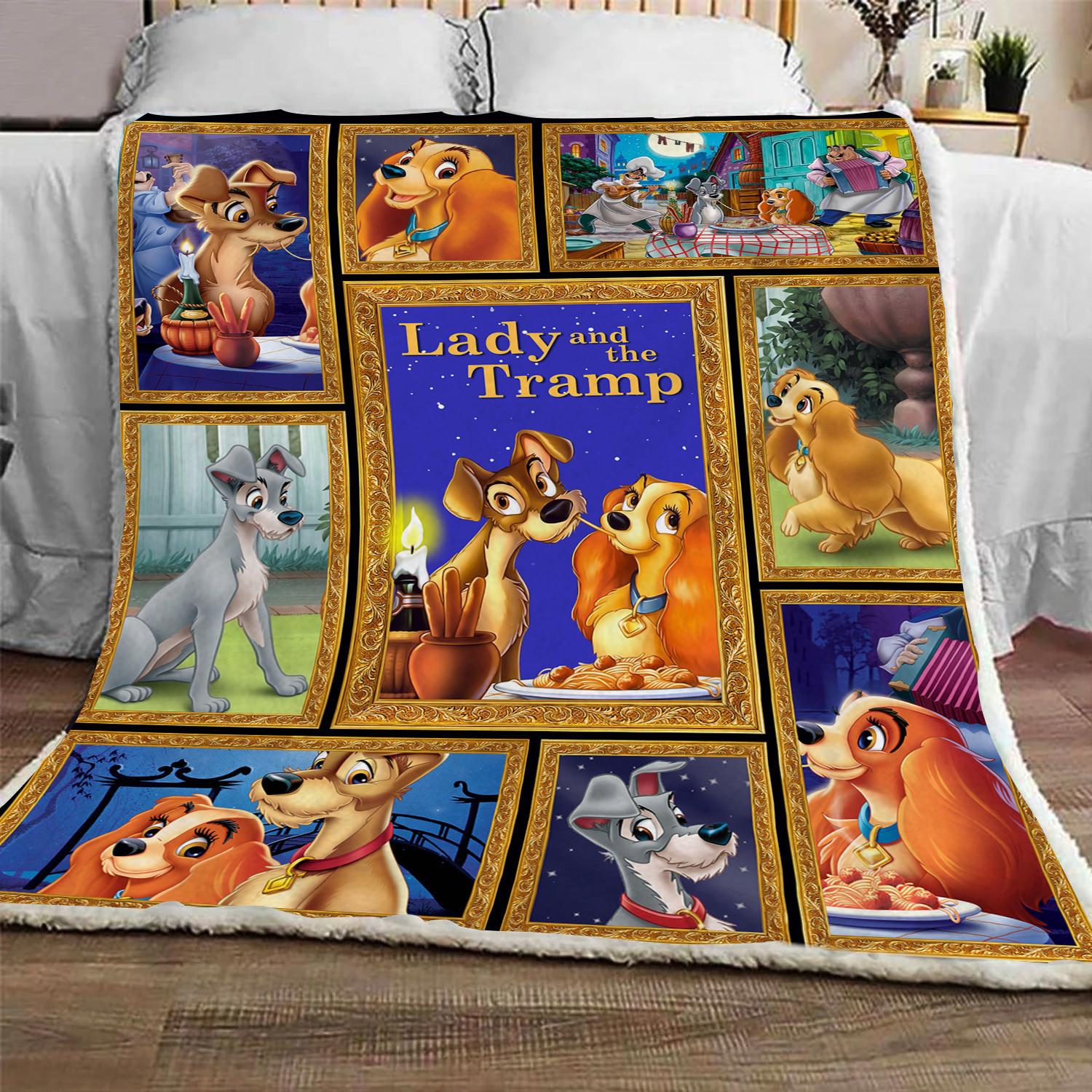 lady and the tramp blanket q5vih