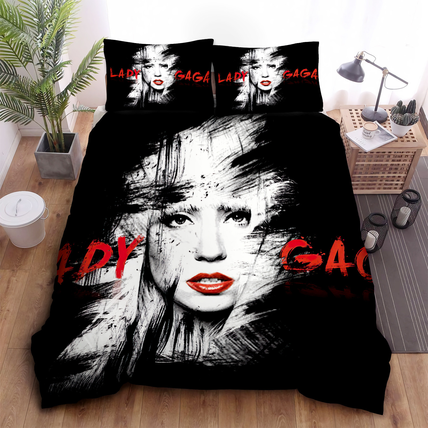 lady gaga in black white duvet cover bedroom sets comfortable bedding sets g9n2v