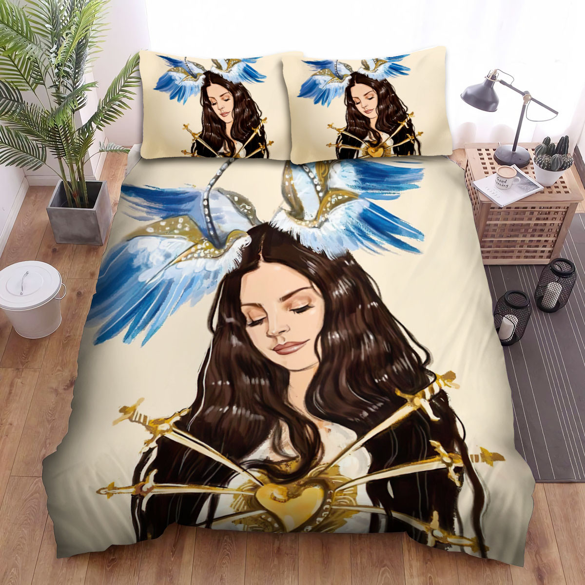 lana del rey the queen art bed sheets spread comforter duvet cover bedding sets oxvap