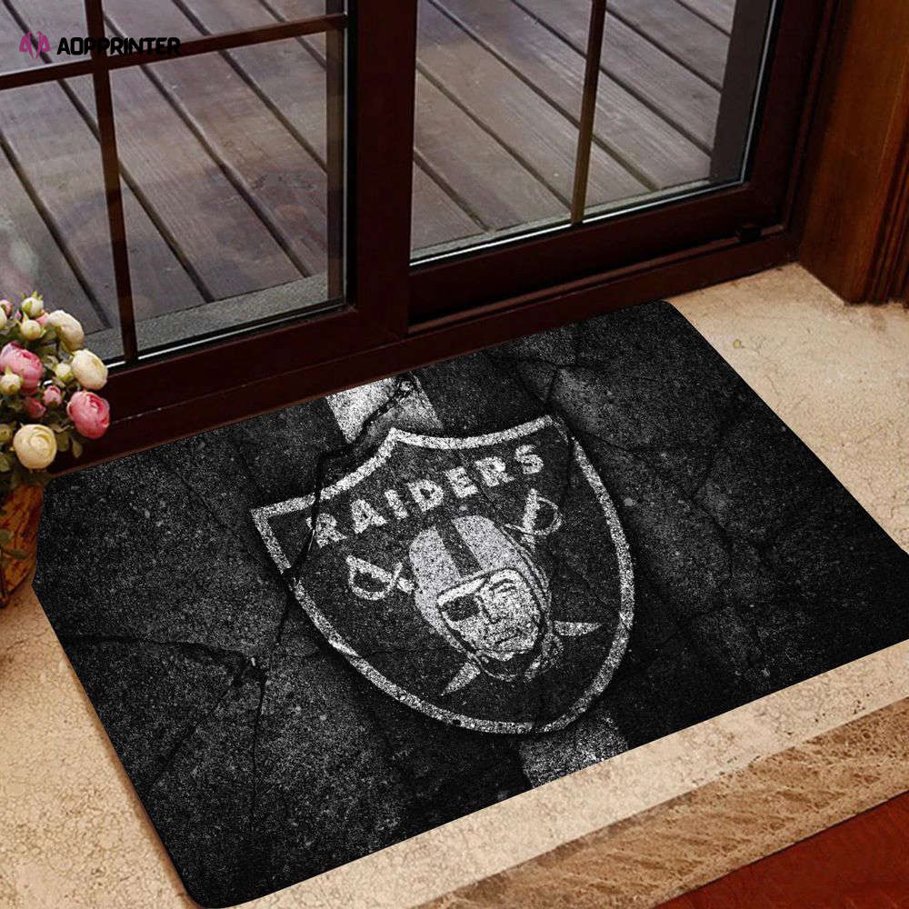 las vegas raiders doormat best gift for home decor