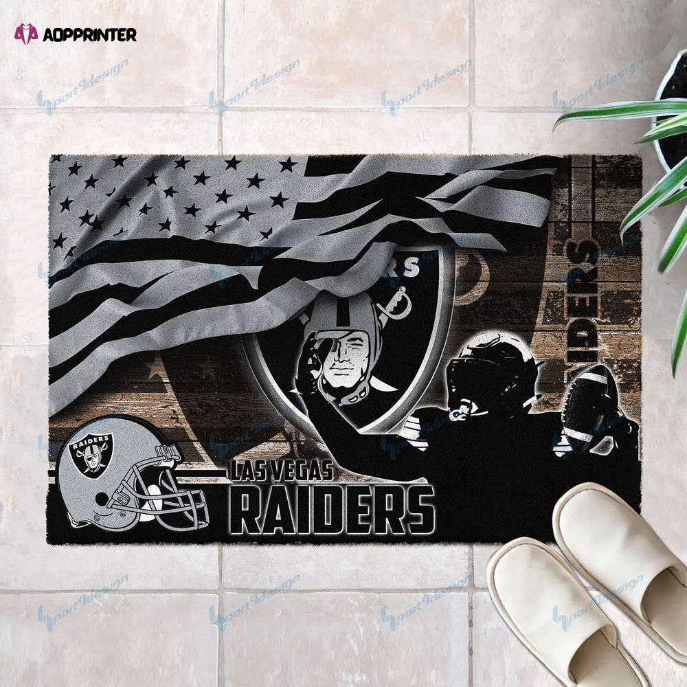 las vegas raiders doormat best gift for home decoration 1 1