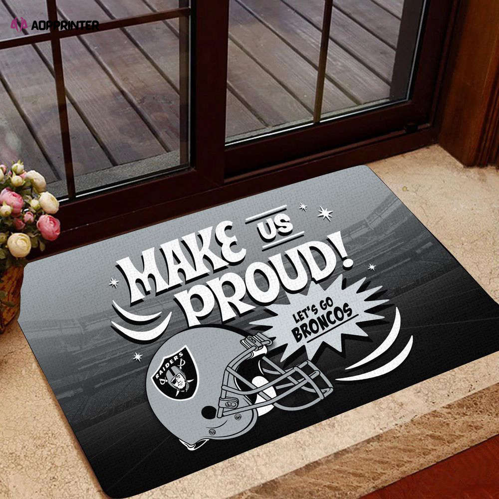 las vegas raiders doormat gift for home decor