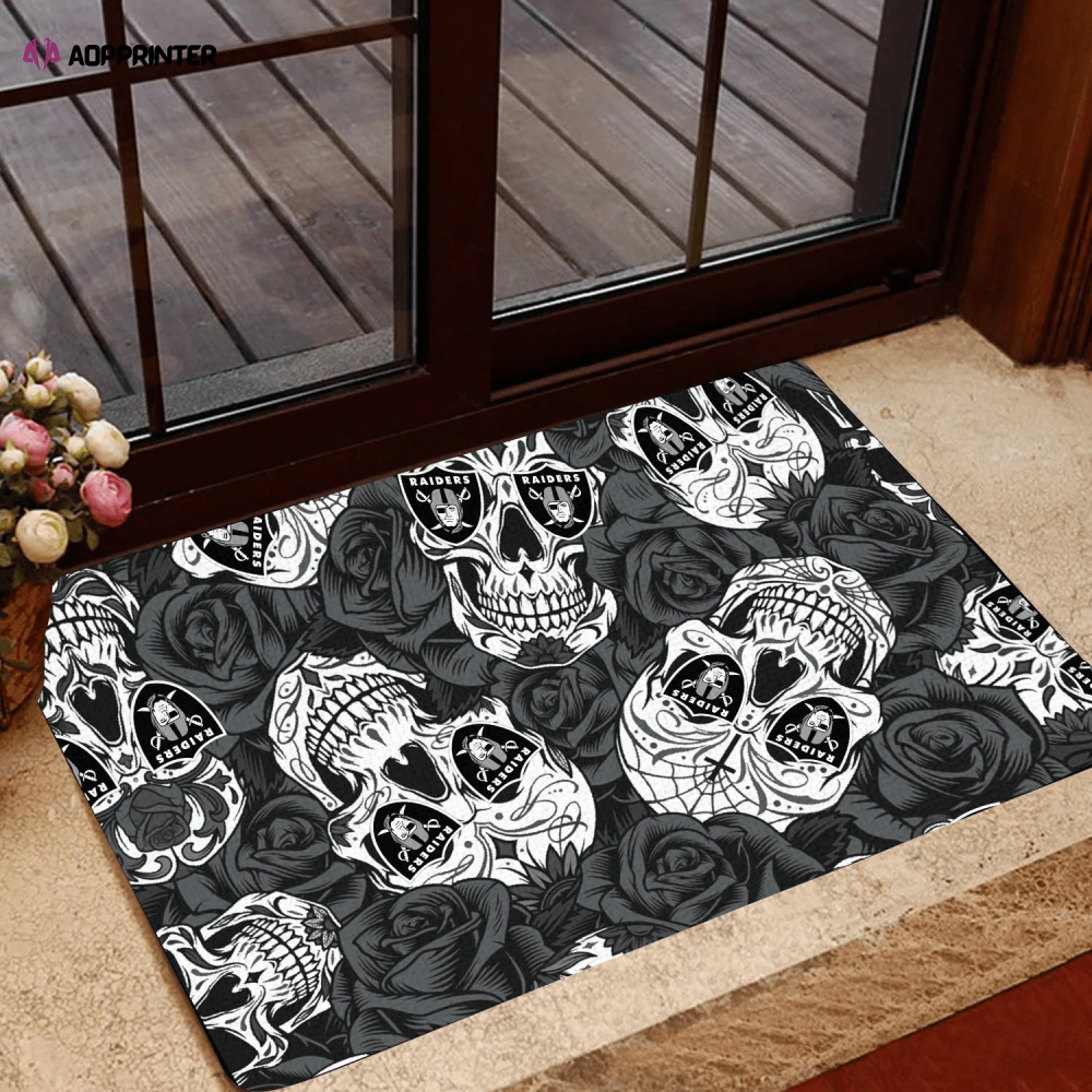 las vegas raiders doormat gift for home decor bg233