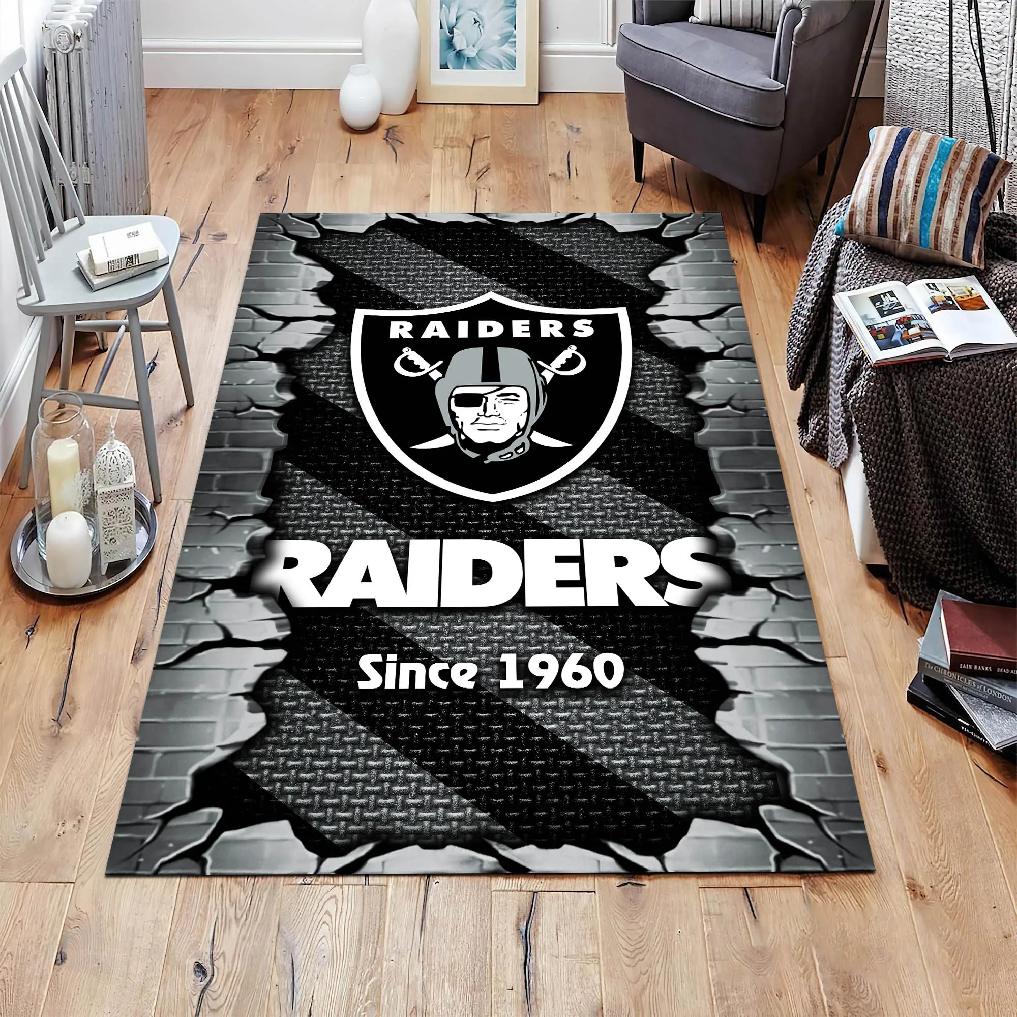 las vegas raiders living room rug football team living room rug football fan gifts ehivm 54132 g4ybz