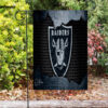 las vegas raiders logo metal3 double sided printing garden flag home decor gifts