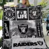 las vegas raiders premium quilt 064 fcqej