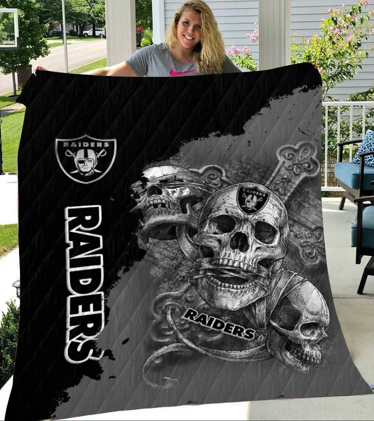 las vegas raiders premium quilt bg36 bfxlf