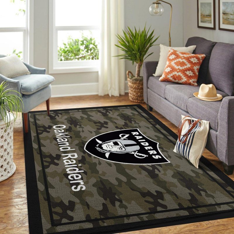 las vegas raiders rectangle rug 83 q6dji