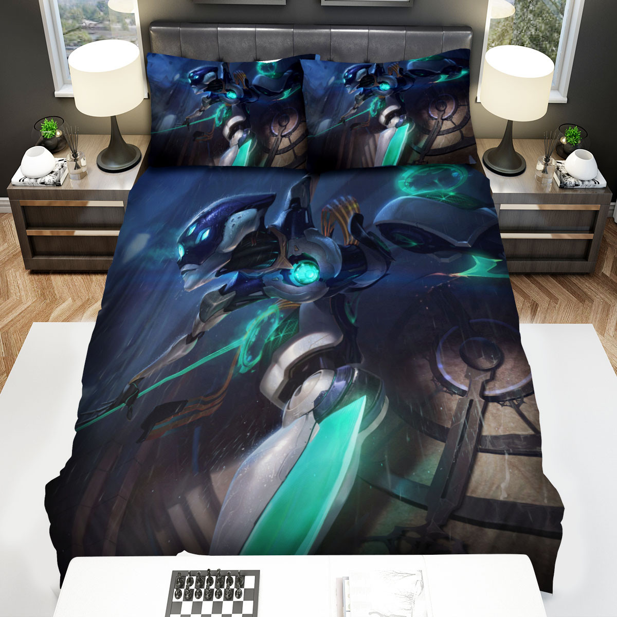 league of legends program camille splash art bed sheets spread duvet cover bedding sets nkuub