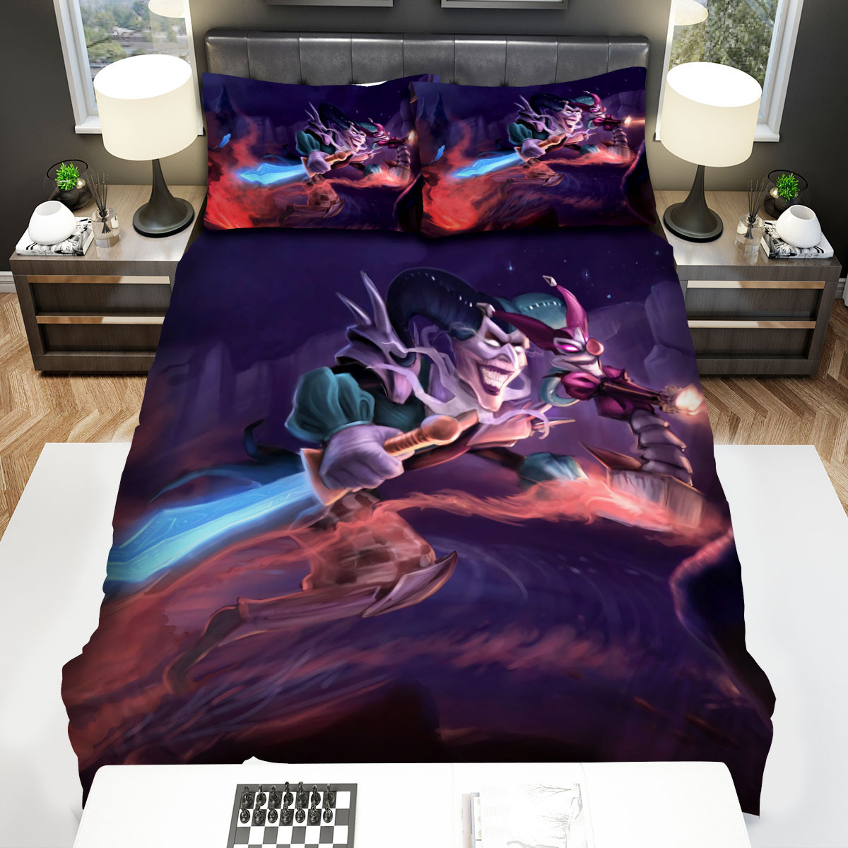 league of legends shaco hallucinate ultimate bed sheets spread duvet cover bedding sets kywtf