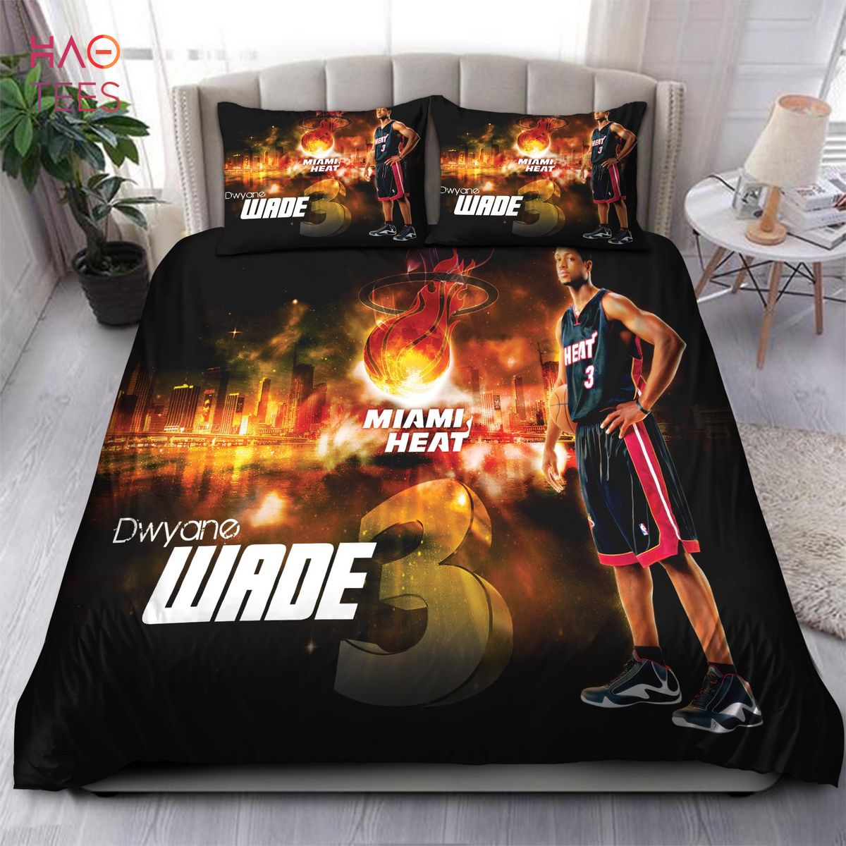 legend dwyane wade miami heat nba 37 bedding sets 1 nDR6L