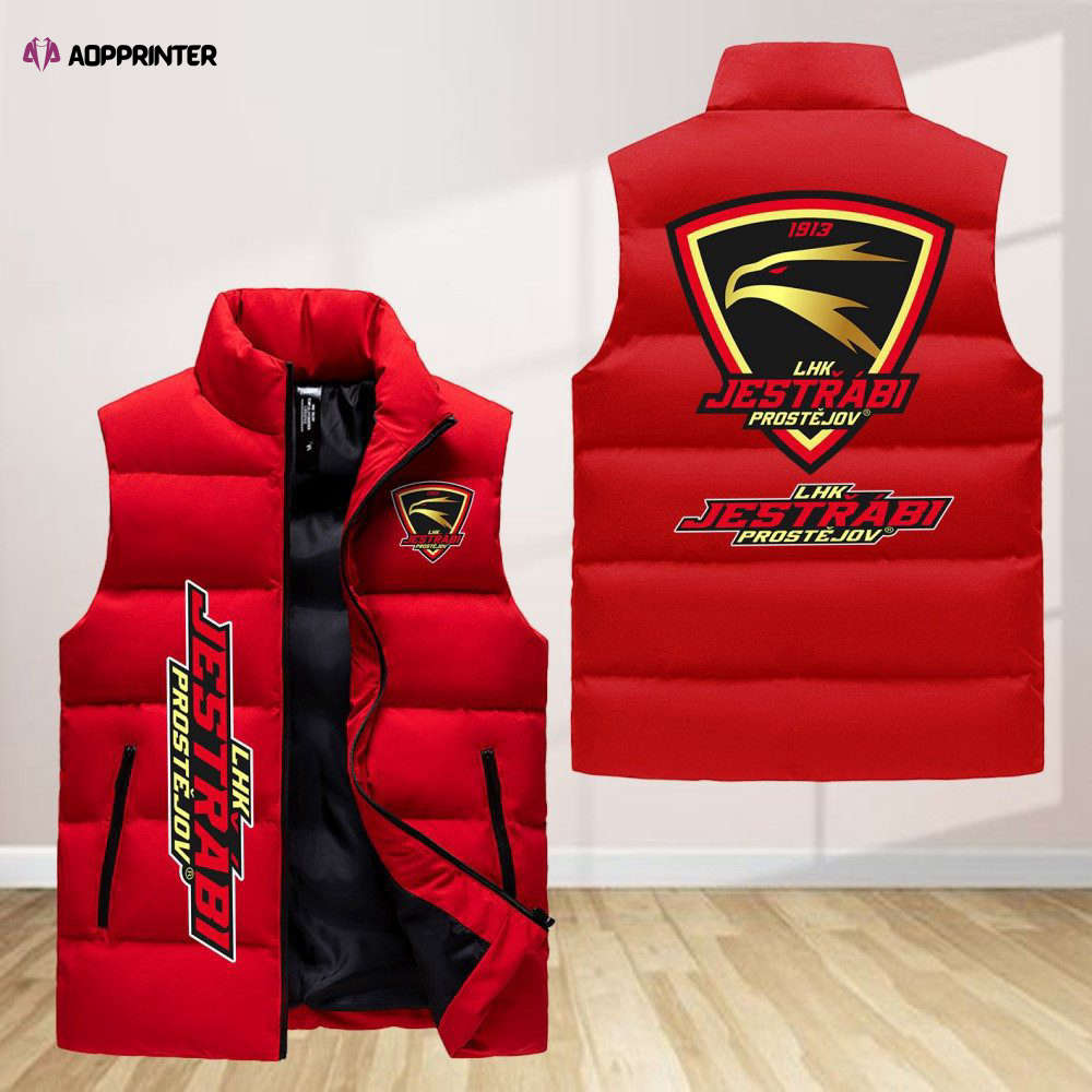 lhk jestrabi prostejov sleeveless puffer jacket custom for fans gifts