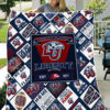 liberty flames quilt blanket