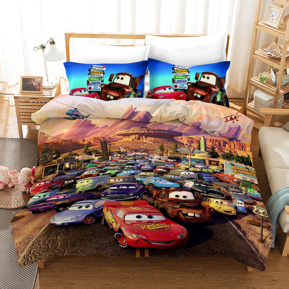 lightning mcqueen cars 3 duvet cover bedroom sets comfortable bedding sets 4wven